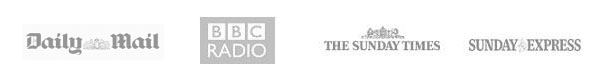 As featured in the Daily Mail, BBC Radio, The Sunday Times and Sunday Express